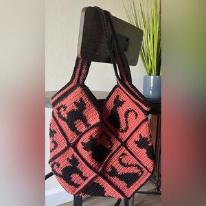 🤚Hand 💟 Crochet 🧶 Shoulder Bag